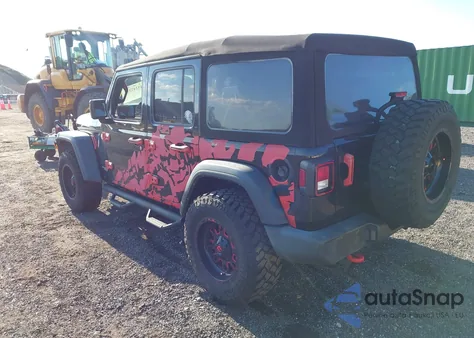 2021 Jeep Wrangler Unlimited Sport S 4X4 z USA, uszkodzony, nr VIN 1C4HJXDG8MW736462